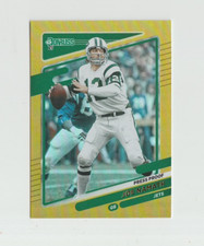 JOE NAMATH 2021 PANINI DONRUSS GOLD FOIL PRESS PROOF PREMIUM #42 NEW YORK JETS