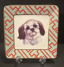 Vintage Shih Tzu  8x8&rdquo; Collectible Dog Plate by C Wonder