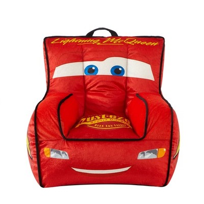 Cars 18'' Toddler Square Beanbag Chair, Red