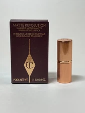 Charlotte Tilbury Matte Revolution Lipstick Pillow Talk 0.03 oz Mini Travel New