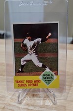 1963 Topps - World Series Whitey Ford #142