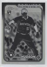 2024 Topps Chrome Update Negative Refractor Bryan Hudson #USC169 1al3