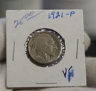 1921 US Buffalo Nickel 5c VF (Cleaned)