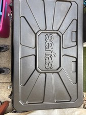 Serfas Wheeled Hard Shell Bike Travel Case with Protective Foam