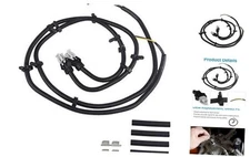 2 Pcs Front ABS Wheel Speed Sensor Wire Harness Pigtail Plug Compatible with