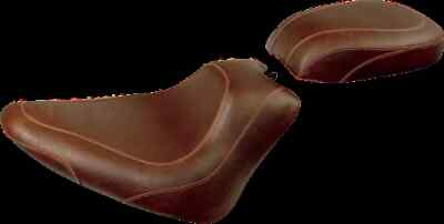 Mustang Brown Wide Tripper Front Solo Driver Seat Harley Blackline 2011-2013