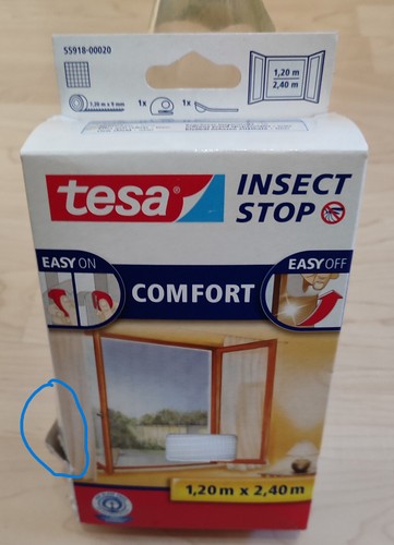 Fliegengitter fenster von Tesa 1,20mx2,40m - Bild 1 von 2