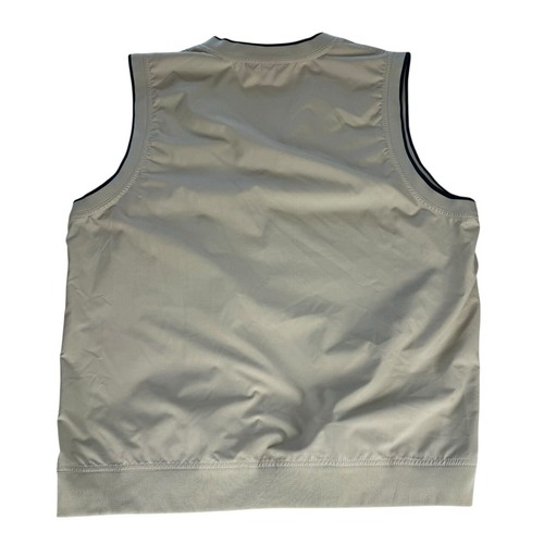 LL Bean Beige Tan Vest Sleeveless V-neck Windbreaker Golf Mens XL Tall - Picture 2 of 8