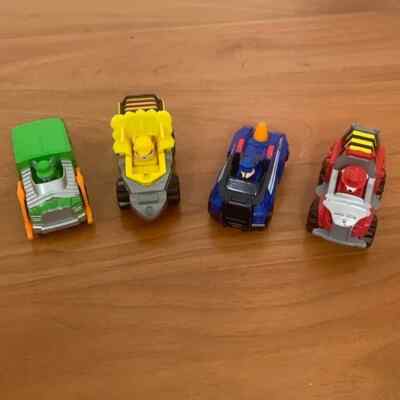 Paw Patrol - Set of 4 Vehicles - Chase, Marshall, Rubble, Rocky (SML 16782)