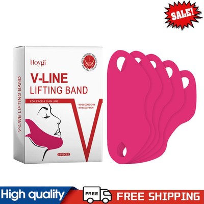 Face V Line Lifting Maske Schlaf Kinnriemen V Form Gesichtsmasken für Männer Frauen ~