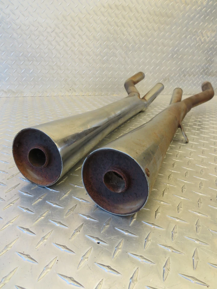 79 SUZUKI GS750EN GS 750EN 750 1979 TUBOS SILENCIADORES ESCAPE LADO IZQUIERDO Y DERECHO Foto 2 de 4