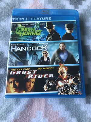 Green Hornet / Hancock / Ghost Rider (Blu Ray) Triple Feature