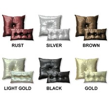 Cuscino arredo cangiante con imbottitura letto divano vari colori mod. TAP_NIK