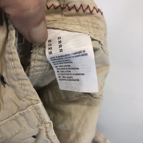 American Eagle Classic Fit Tan Khaki Cargo Shorts Sz 33 C - Picture 5 of 5