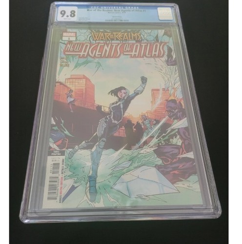 War of the Realms New Agents of Atlas 1 CGC 9.8 Lim Variant 3rd Printing 2019