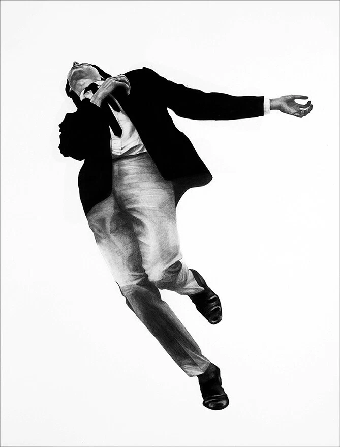 Robert Longo Men in the Cities 1993 Poster Wall Art Print Large Size New Clear - image 3 of 4