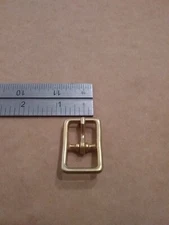 5/8" Solid Brass #121 Heavy  Weight Harness / Halter Buckles (Pack Of 5)