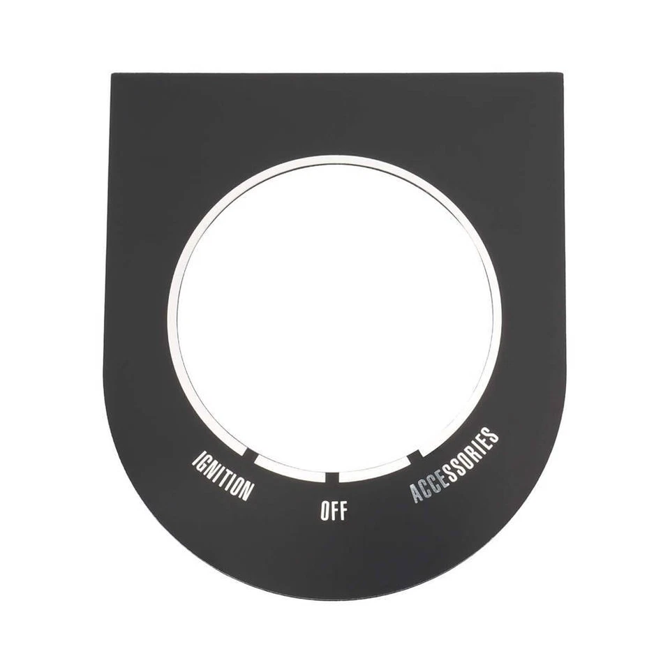 Calcomanía de placa de identificación de interruptor de cubierta de tablero negra para Harley Softail FLSTC Fat Boy FLSTF Foto 2 de 4