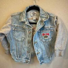 Vintage Kids Looney Toons Denim Jacket size small