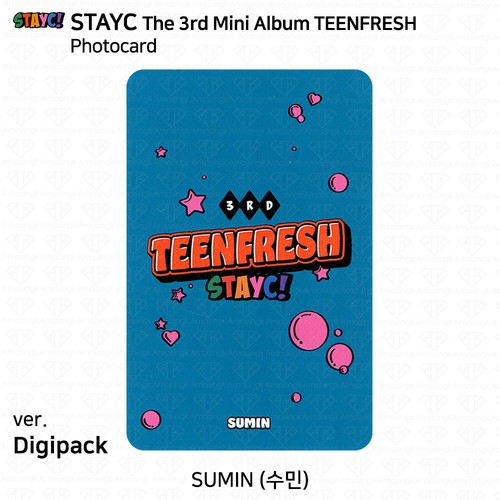 StayC 3rd Mini Album TEENFRESH Original Ver Digipack Ver Photocard 4cut Photo - Picture 31 of 120