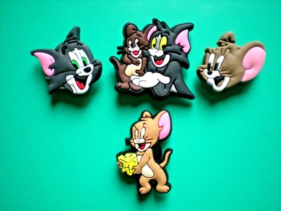 tom and jerry croc charms