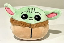 Kawaii Baby Yoda Star Wars Push Pillow Stuffed Toy  Mandalorian Kids Gift. New!