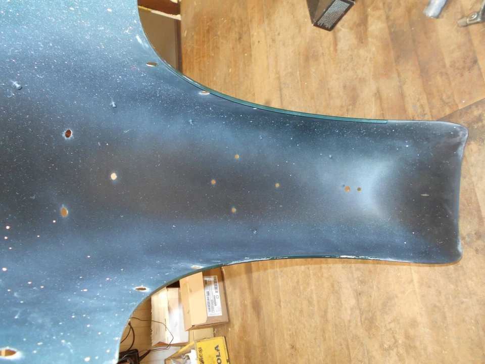 02-06 Guardabarros Rueda Trasera Victory V92C Deluxe NUEVO VERDE 1013164-353 NOS Foto 4 de 4