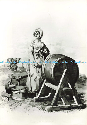 D153105 Museum of English Rural Life University of Reading. Dairymaid Churning B