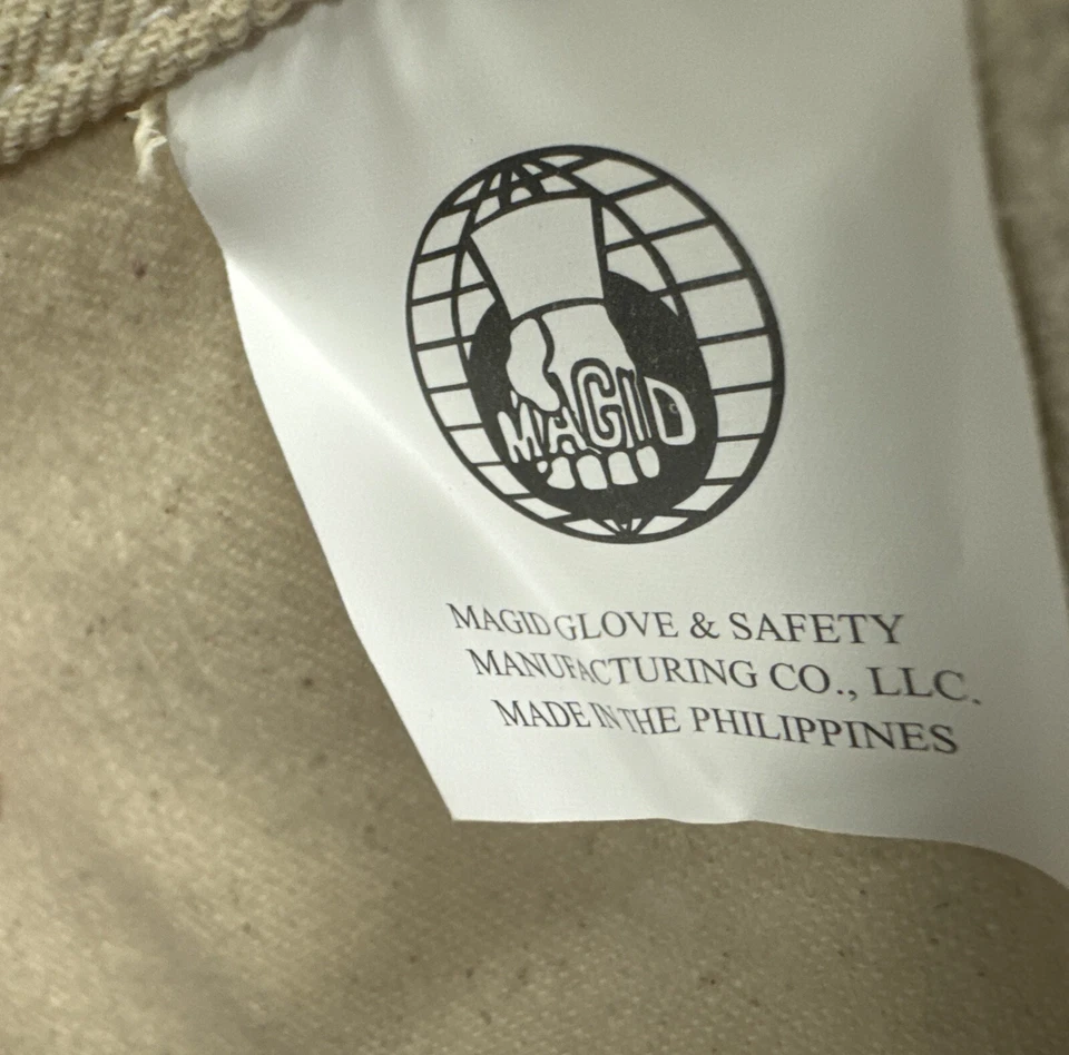 Magid Canvas 3 Pouch Waist Apron Nail/Tool Bag Cotton White Cream Hammer Hoop - Image 4 of 4