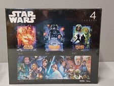 Star Wars Four Original Trilogy Jigsaw Puzzle Set Of 4 Disney Buffalo NIB Sealed