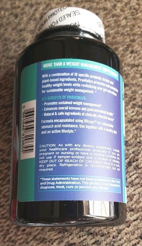 Provitalize 100% Natural & Unique Probiotic Menopause Supplement For Women - Picture 3 of 3