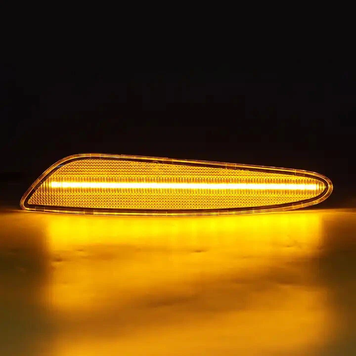 Luz marcadora lateral ámbar LED transparente Facelift para Mercedes Benz Clase E W211 07-09 Foto 2 de 4