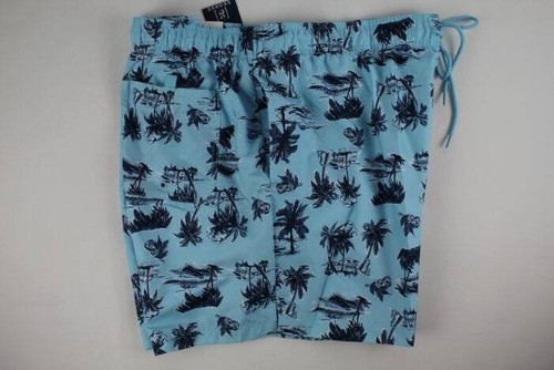 Mens Swim Trunks 2XL Palm Tree Guitar Board Shorts Swimsuit Pockets Lined Beach - Picture 3 of 4