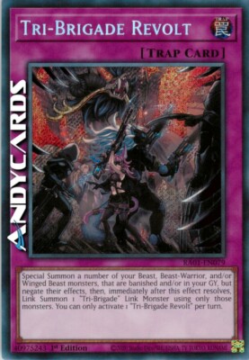 TRI-BRIGADE REVOLT   (Tri-Brigade Revolt)   Secret   RA01 EN079   1Ed   Yugioh