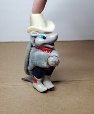 Vintage Cute Armadillo Western Cowboy Christmas Tree Ornament