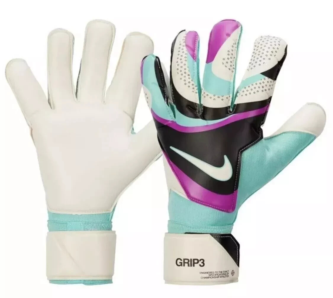 Nike Grip 3 Goalkeeper Unisex Soccer Gloves Multicolor FB2998-010 Size 6 8 9 NWT