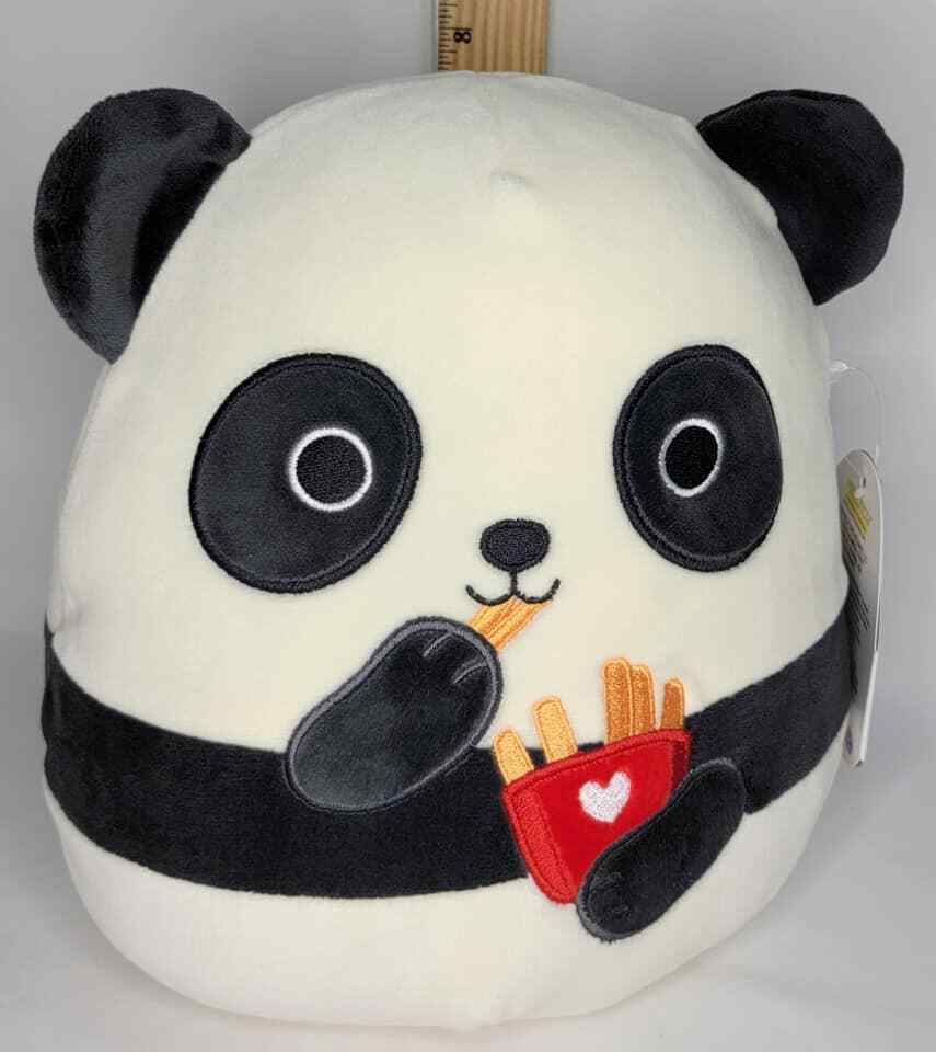 Squishmallow 8" Stanley Panda 🐼French Fries Soft Valentine Plush BNWT Free Ship