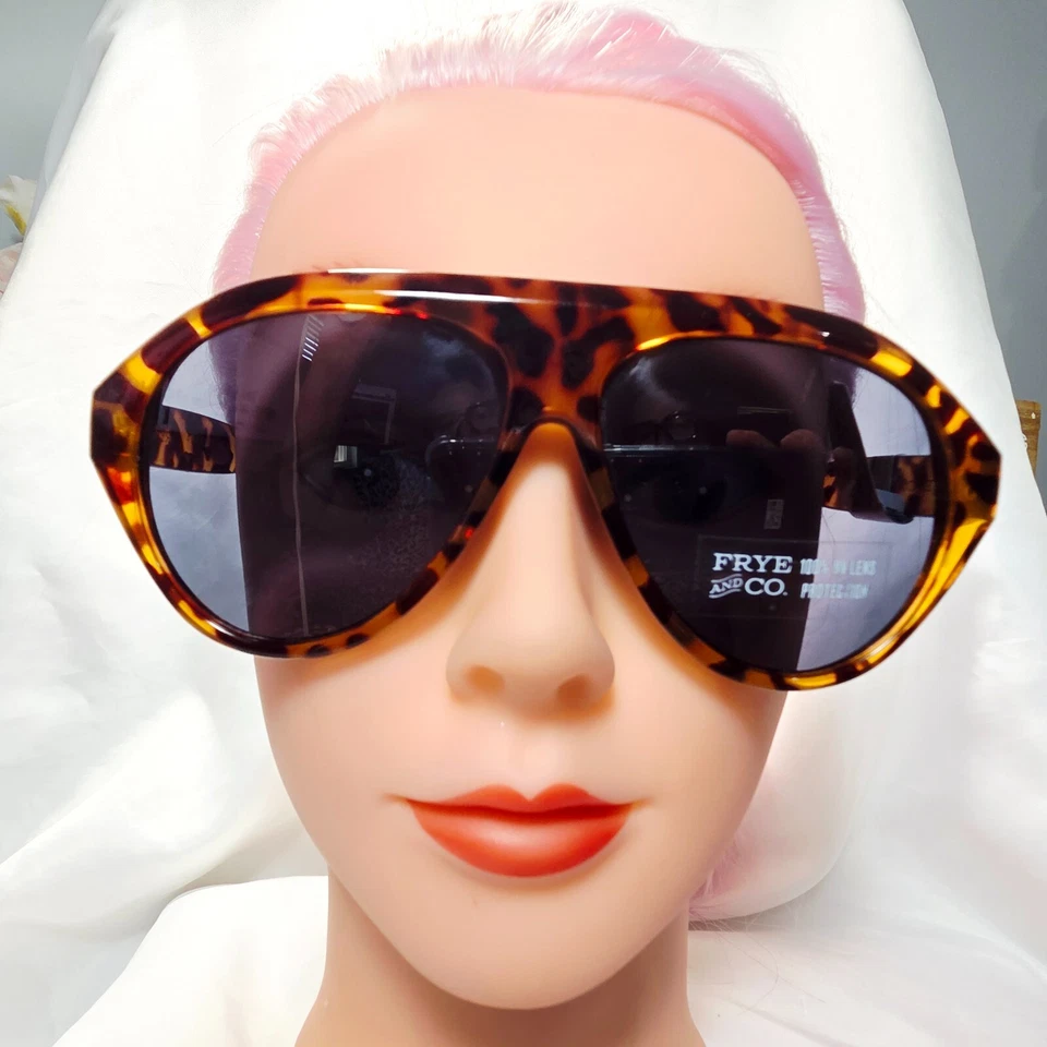 NUEVO CON ETIQUETAS Gafas de sol Frye & Co. Escudo tortuga AH1122-59032-FCO tort