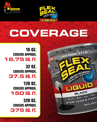 , 16 Oz, Black, Liquid Rubber Coating Sealant, Waterproof, Flexible, Breathable, - Picture 6 of 12