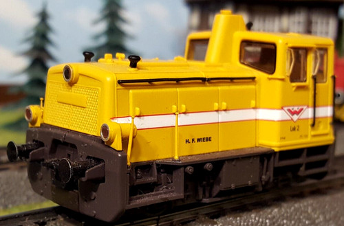 Liliput H0 241383 (AC für Märklin) Diesellok Werklok 2 Firma WIEBE Digital OVP | Zustand: Gebraucht