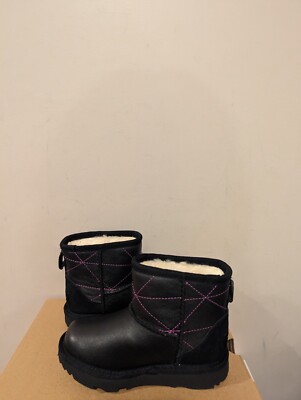 UGG Australia Toddler Classic Mini Pearlized Boots Size 12 NEW NIB