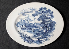 Enoch Wedgwood Tunstall Ltd Countryside  Oval Serving Platter 12" Long.