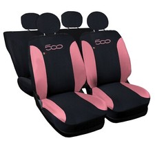 AUTOSITZBEZÜGE KOMPATIBEL MIT 500 HYBRID MADE IN ITALY SET IN VERSCHIEDENEN FARBEN