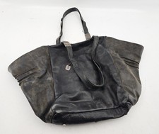 Daniele Basta Crisalide Leather Purse Rif.22.11.oz Black Sterling Silver