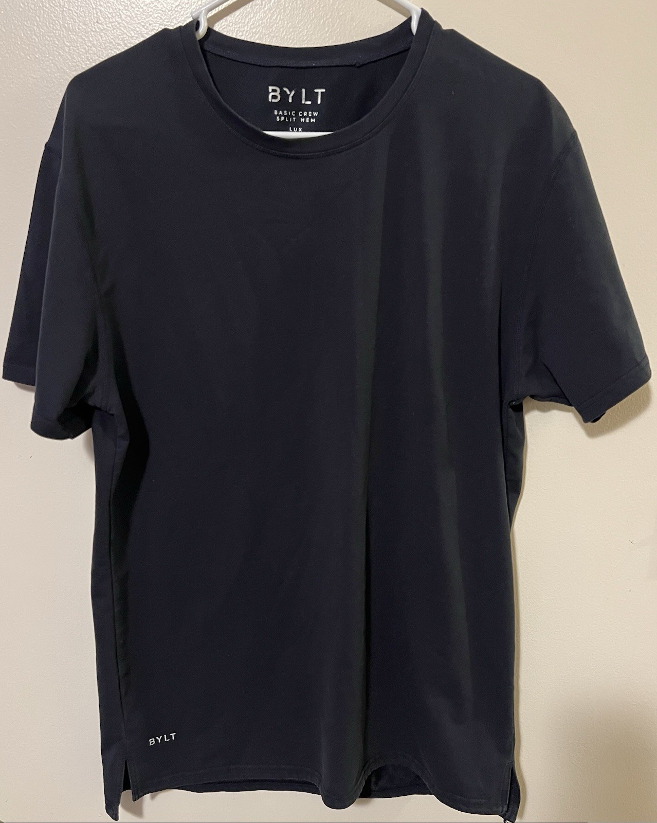 BYLT Basic Crew Split Hem Men’s Tee, Size Large T… - image 1