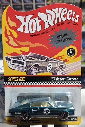 Hot Wheels RLC Series One 1967 67 Dodge Charger Redline Collector #13 8568/10000