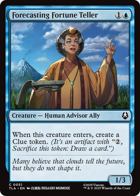 x1 Forecasting Fortune Teller TLA Avatar MTG 51 M/NM 1x