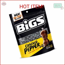 BIGS Sunflower Seeds, Cracked Pepper Flavor, 5.35 oz.