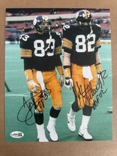 John Stallworth & Louis Lipps signed PITTSBURGH STEELERS 8 X 10 photo   JSA COA