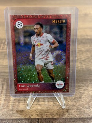 2024-25 Merlin UEFA Club Comp LOIS OPENDA Rose Gold Speckle /250 #80 RB Leipzig